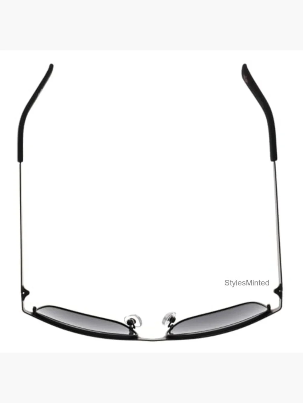 Men's Square Sunglasses 57mm Metal Frame Polarized UV Protection